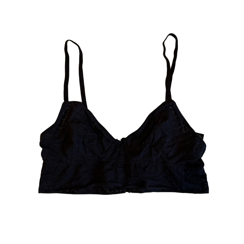 SKIMS Black Lace Bralette
